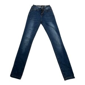 SONG CURVY High Rise Skinny Ankle Jeans Dark Wash Women's‎ Size 3 26X26
